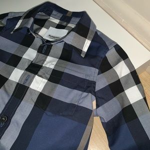 6M Burberry Button up shirt  for baby boy